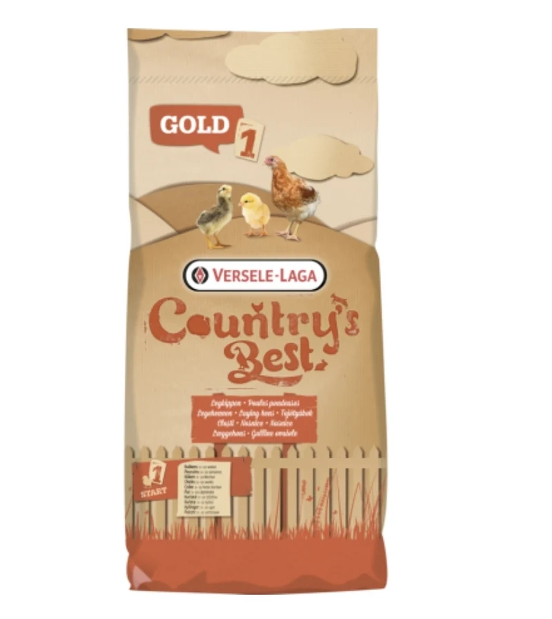 Country's Best GOLD 1 Mash 20kg - Starter, 10 Premières Semaines, Avec Coccidiostatique