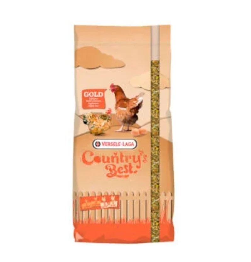 Country's Best Gold 4 Mix Poulet-Grain Avec Pellet De Pose 20kg