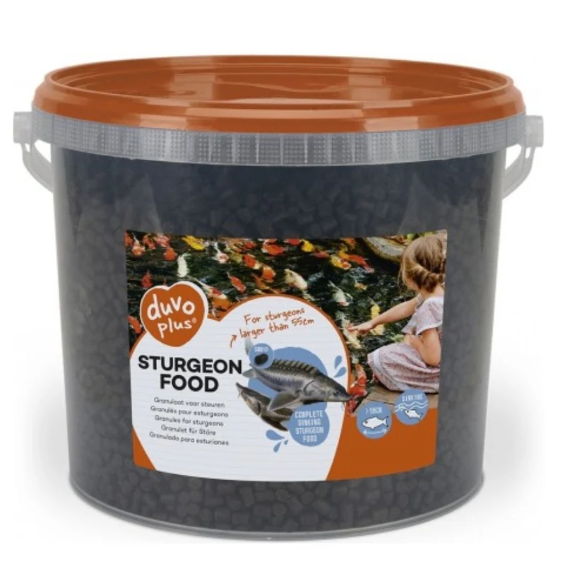 Nourriture pour esturgeons 5L/6mm - Duvo+