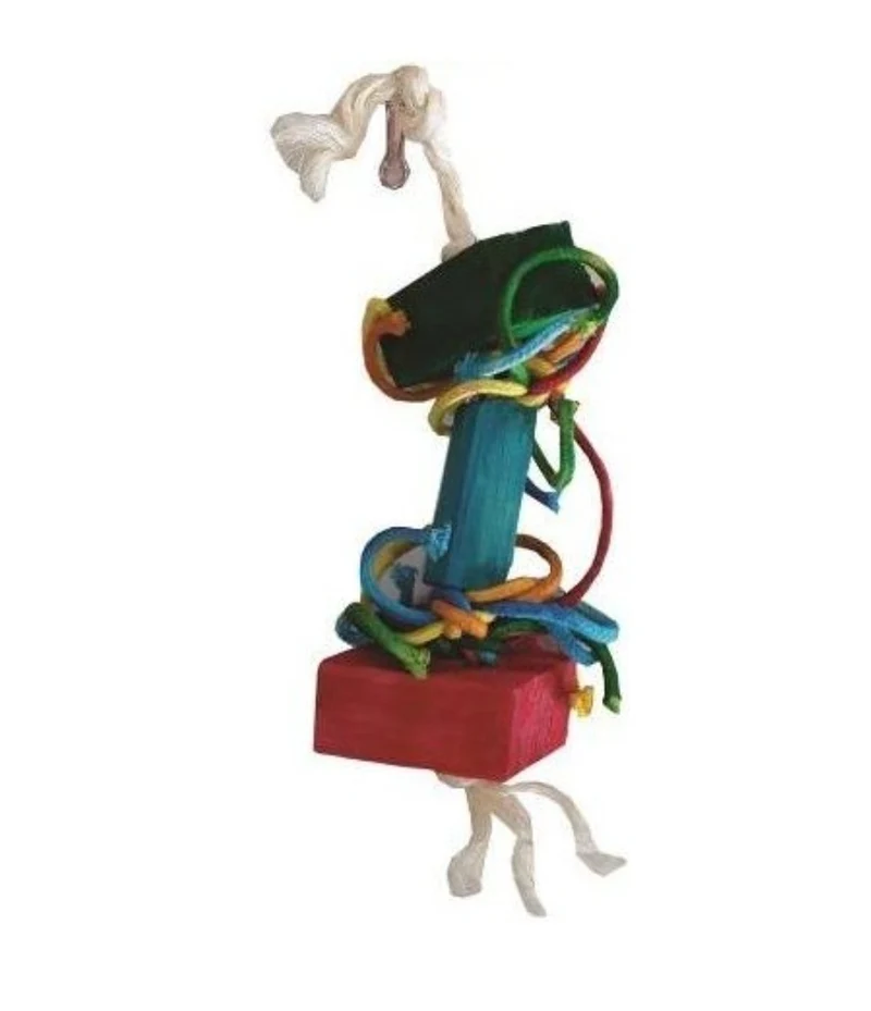 Perruche Jouets En Bois Et Corde 20cm