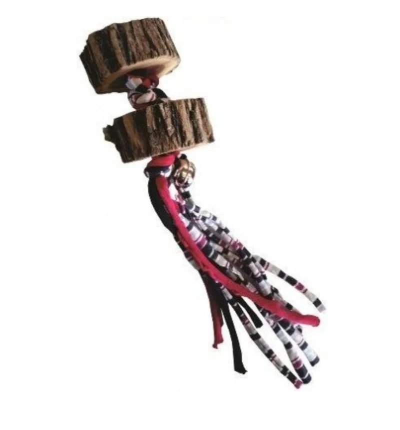 Jouets en bois 2 avec coton 25cm