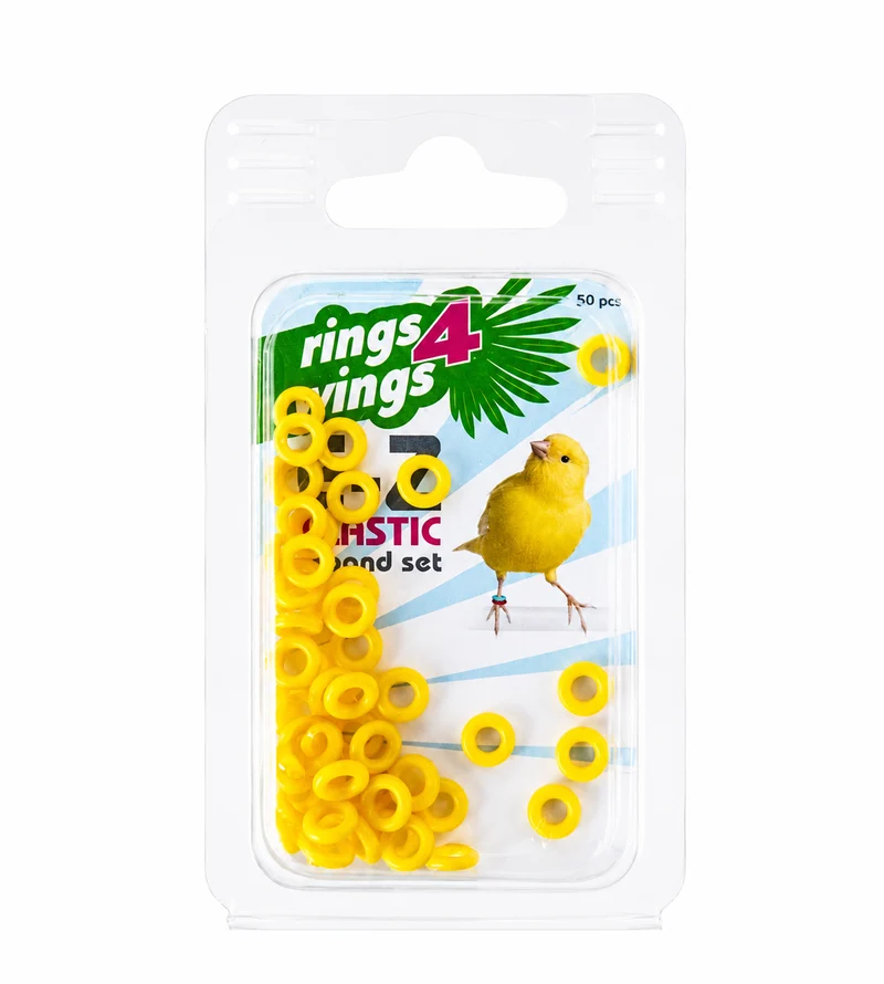 Kit de rechargement jaune EZ Elastic Rings ( 50pcs ) Ø 3 mm