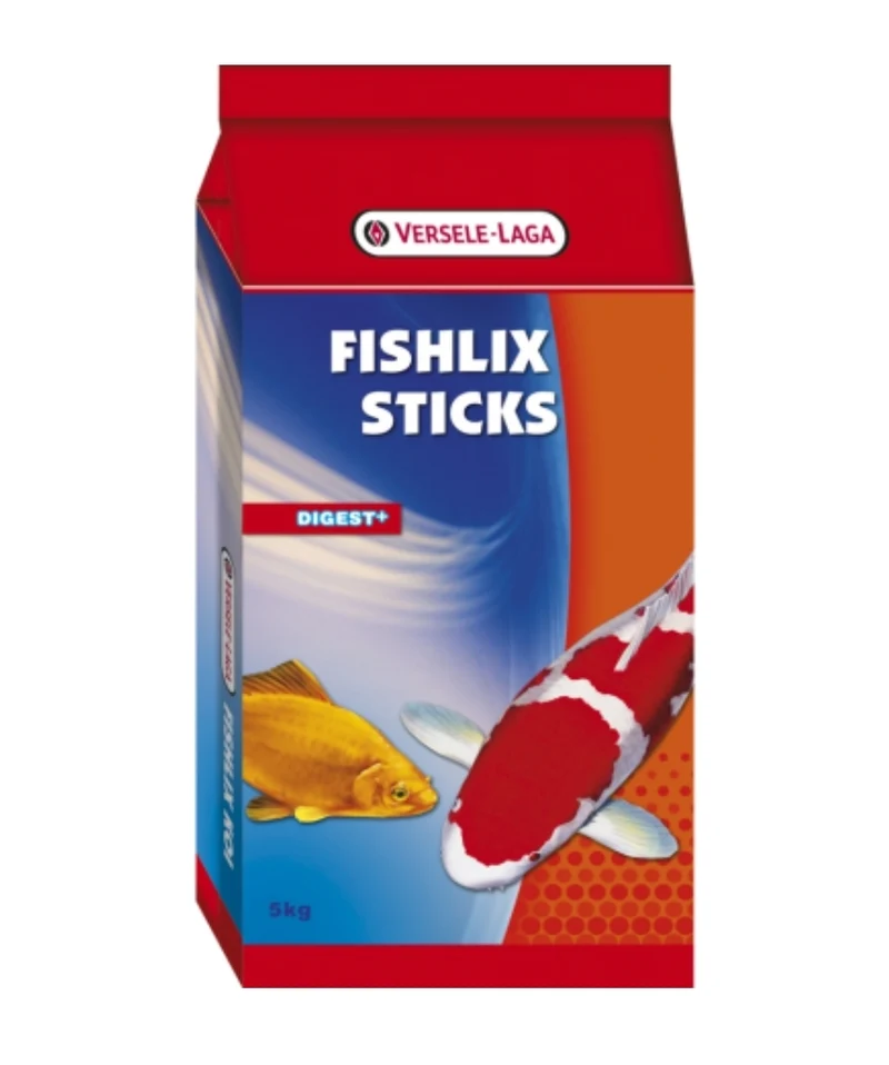 Fishlix Sticks Multi Color 5kg - Sticks Colorés Pour Poissons De Bassin - Aliments Flottants
