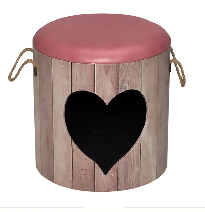 Petbox coeur Rose M - 35x34cm