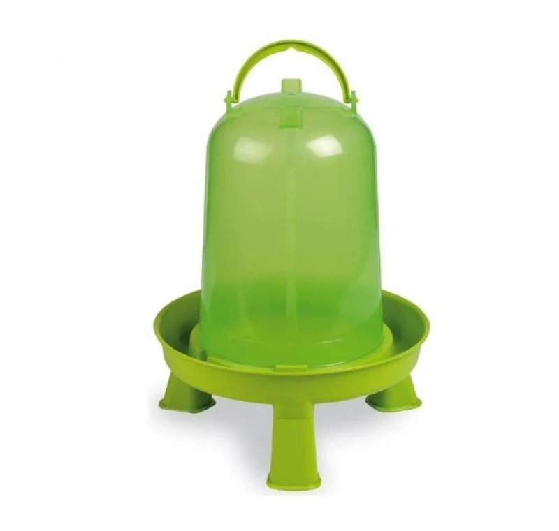 Horloge à boire avec fermeture à clic + pieds vert 1.5L