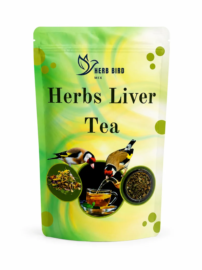 Tisane pour le foie (Soutien et protection du foie) 150 g - Mélange d'herbes pour oiseaux