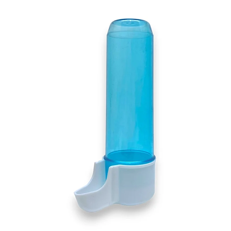 Fontaine à eau à base basse 100 ml (Fontaine ECO n° 2) blanche/bleue