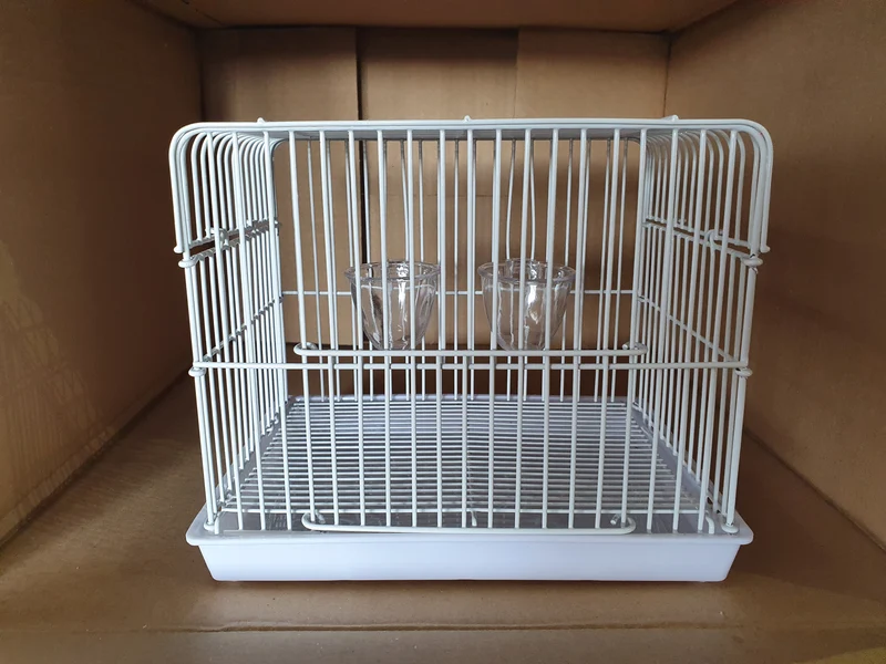 Cage de transport blanche 23x15.5x17
