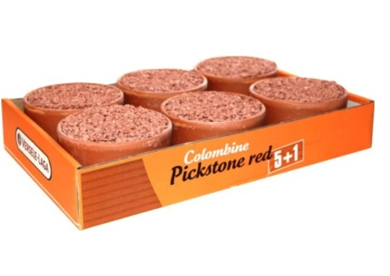 Colombine Pickstone Rouge Plateau 5+1 ( 3.6kg ) - Brique Peck Rouge
