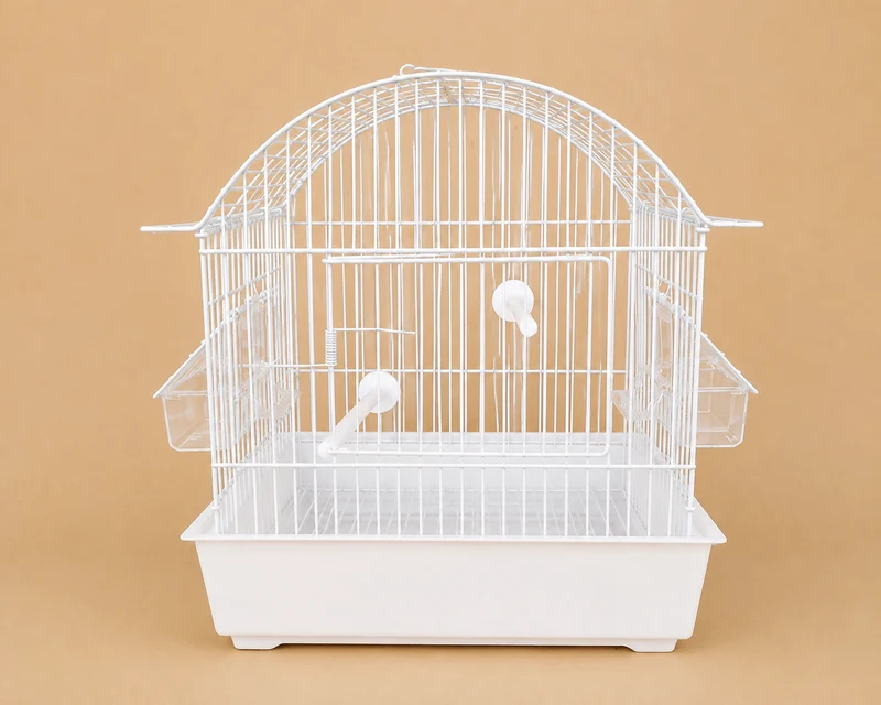 Cage de transport blanche 29x20x30