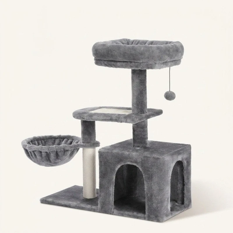 Petit arbre à chat avec balle — Tama