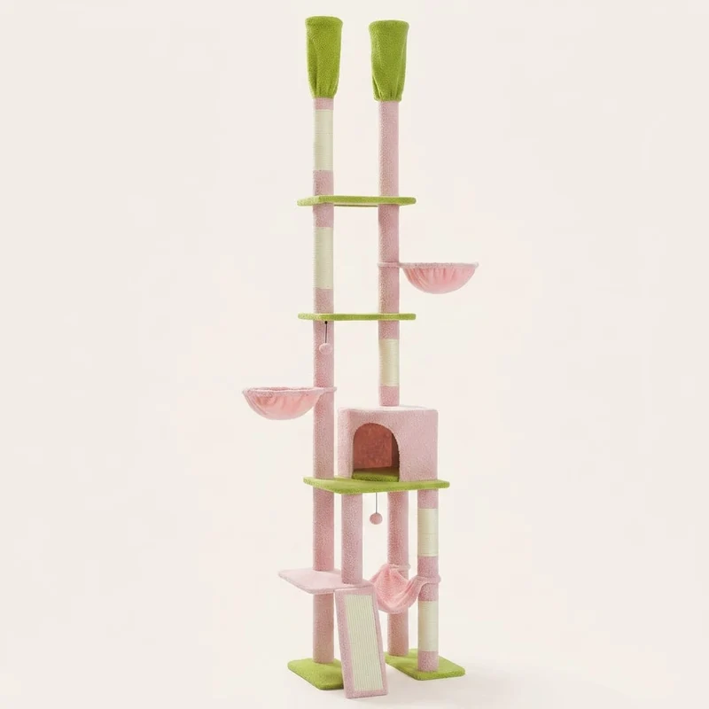 Arbre à chat colonne fixation plafond — Hashira