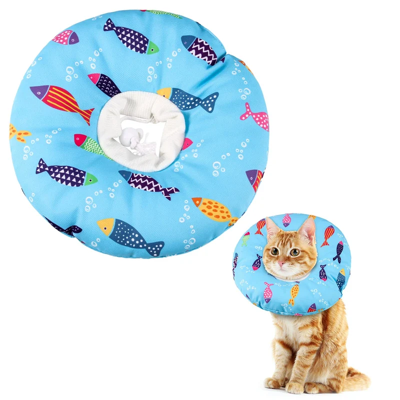 Libfrnt Collier-Cône pour Chat – Doux, Ajustable et Confortable