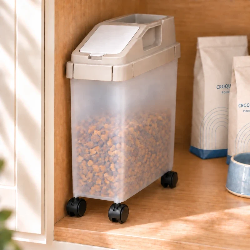 Boite à croquettes pour chat › Stavio : pour les espaces étroits